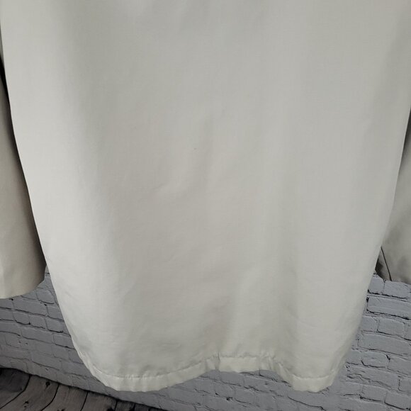 London Fog Beige Removable Thinsulate Liner Pleated Full Zip Jacket Size 14 - Picture 12 of 16